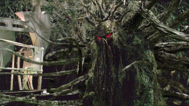 Creepy creature forest chair ladder free wallpaper - medium preview image