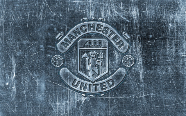 Manchester united metal grunge 3d free wallpaper - medium preview image