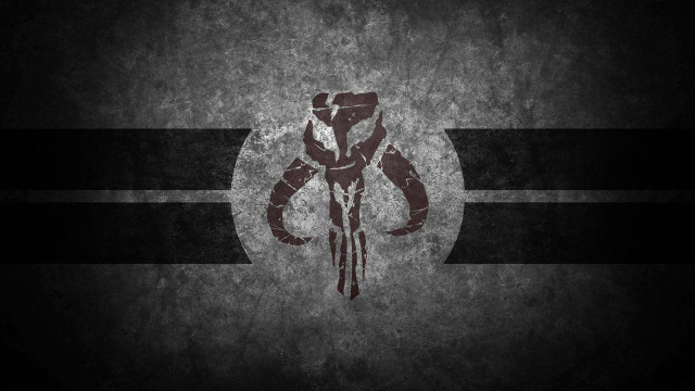 Star wars logo dark circle free wallpaper for desktop - medium preview image