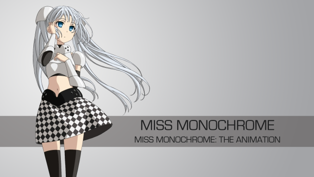 Long white hair gothic argyle free wallpaper - medium preview image