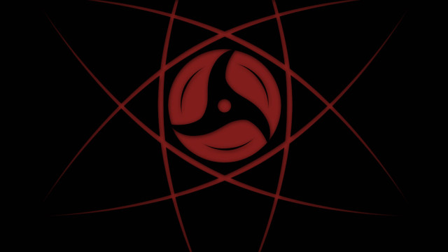 Red black logo star circle free wallpaper - medium preview image