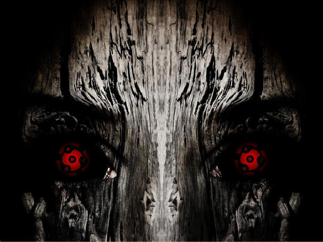 Creepy face red eyes scary free wallpaper - medium preview image