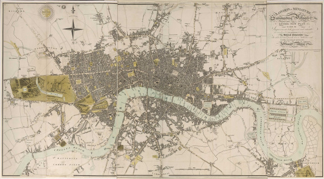 City map river plane flying free wallpaper - medium preview image