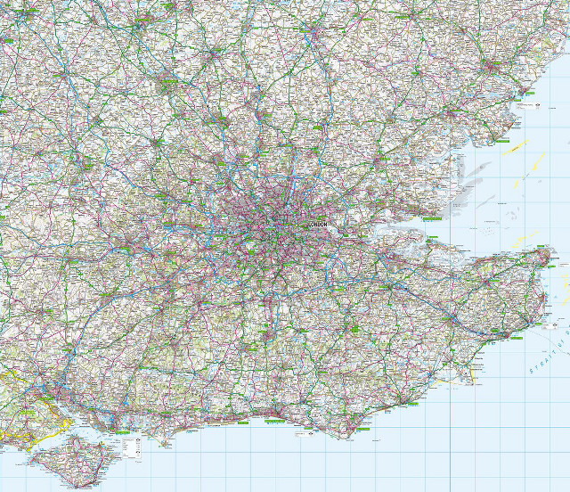 Large map united states roads free wallpaper - medium preview image