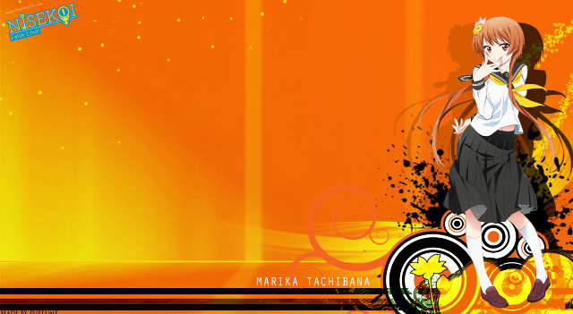 Girl cigarette orange background swirls free wallpaper - medium preview image