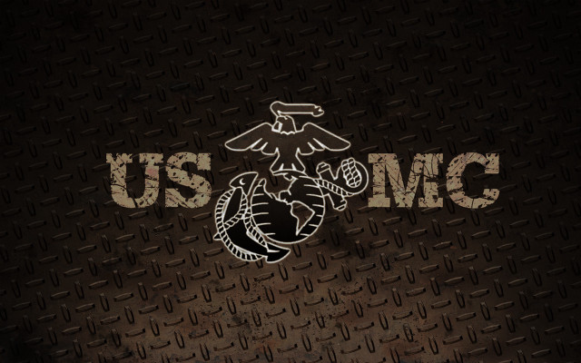 Usmc emblem metal seal symbolism free wallpaper - medium preview image