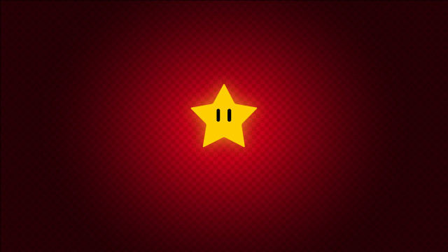 Yellow star number red background free wallpaper - medium preview image
