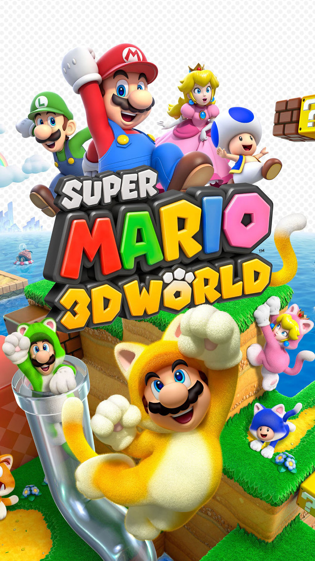 Nintendo wii mario game cover free wallpaper - medium preview image