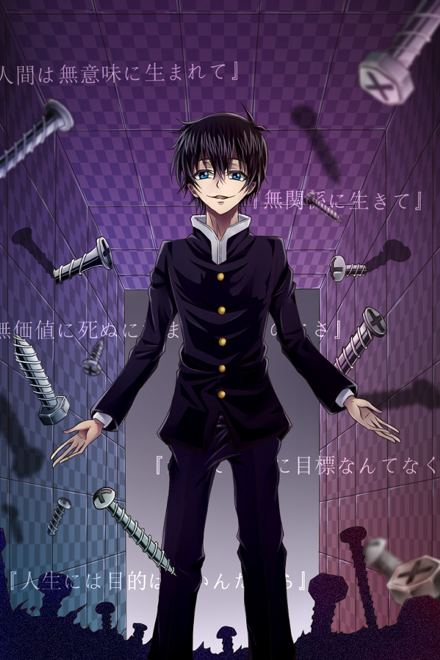 Man suit tools purple gothic free wallpaper - medium preview image