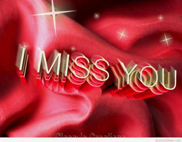 Red satin i miss you free wallpaper - medium preview image