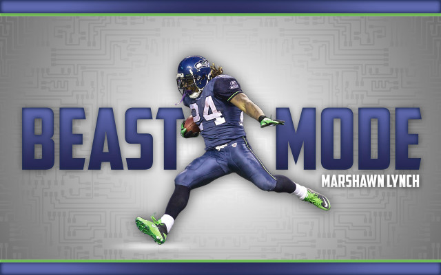 Football player beast mode circuit free wallpaper - medium preview image