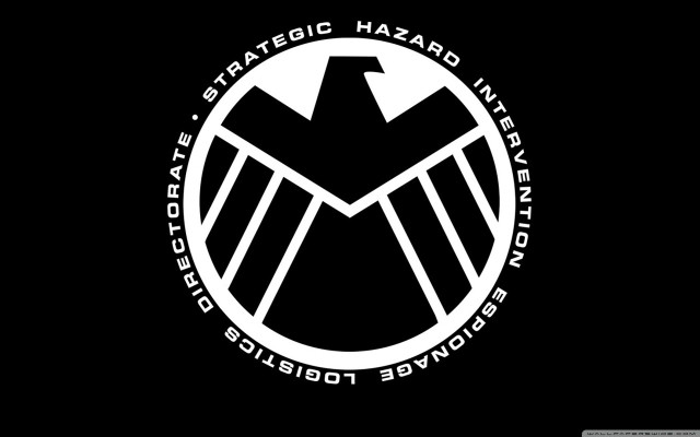 White avengers logo with words free wallpaper - medium preview image
