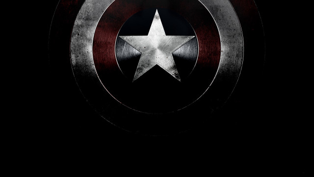 Captain america shield star black #3 free wallpaper - medium preview image