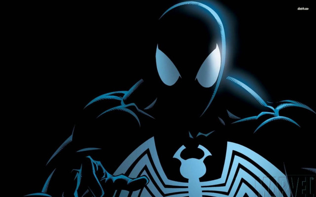 Spiderman glowing face arms crossed free wallpaper - medium preview image