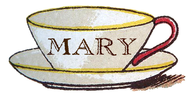Cup saucer spoon mary brown free wallpaper - medium preview image