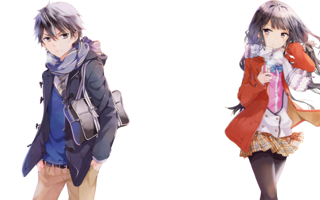 Ai mitsu anime characters coats free wallpaper - medium preview image