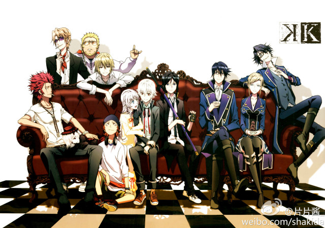 Group couch checkered floor black free wallpaper - medium preview image