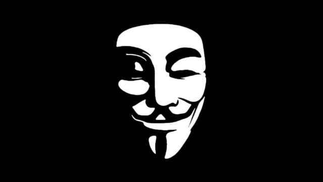 Anonymous mask mustache dark face free wallpaper - medium preview image