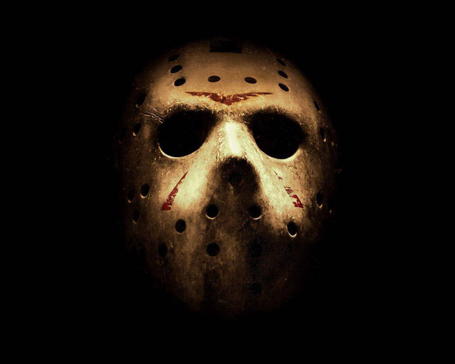 Bloody mask dark background red free wallpaper - medium preview image