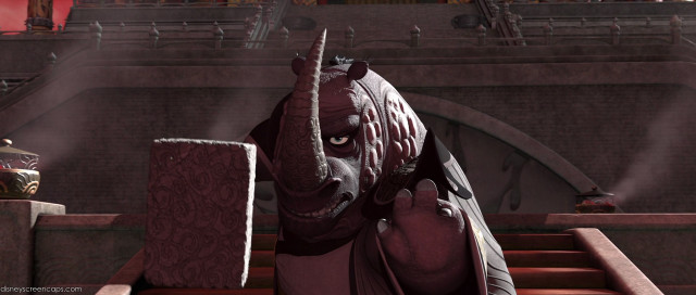 Giant demon statue building clock free wallpaper - medium preview image
