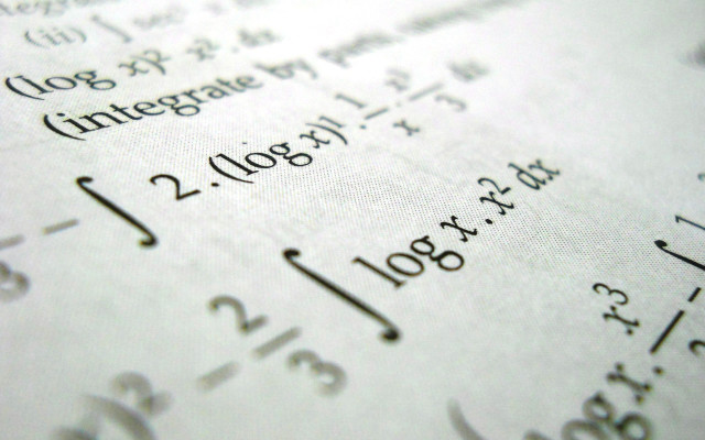 Close up paper numbers symbols free wallpaper - medium preview image