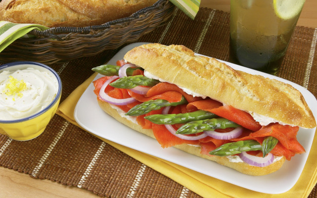 Sandwich with tomatoes delicious fresh free wallpaper - medium preview image