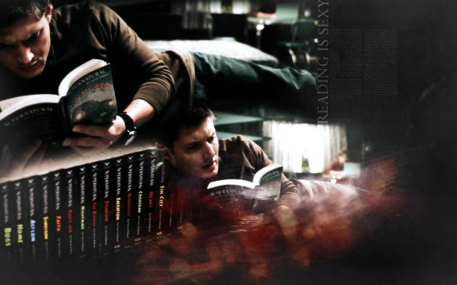 Man reading book bed another free wallpaper - medium preview image