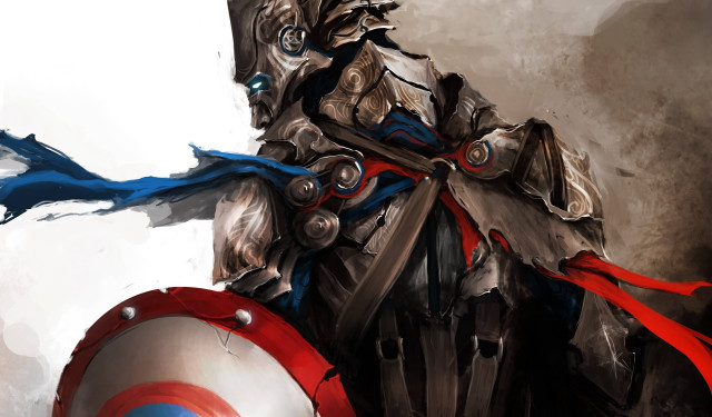 Armor shield sword antipodeans concept free wallpaper - medium preview image