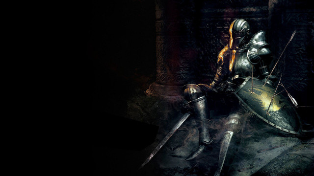 Knight throne sword shield sitting free wallpaper - medium preview image