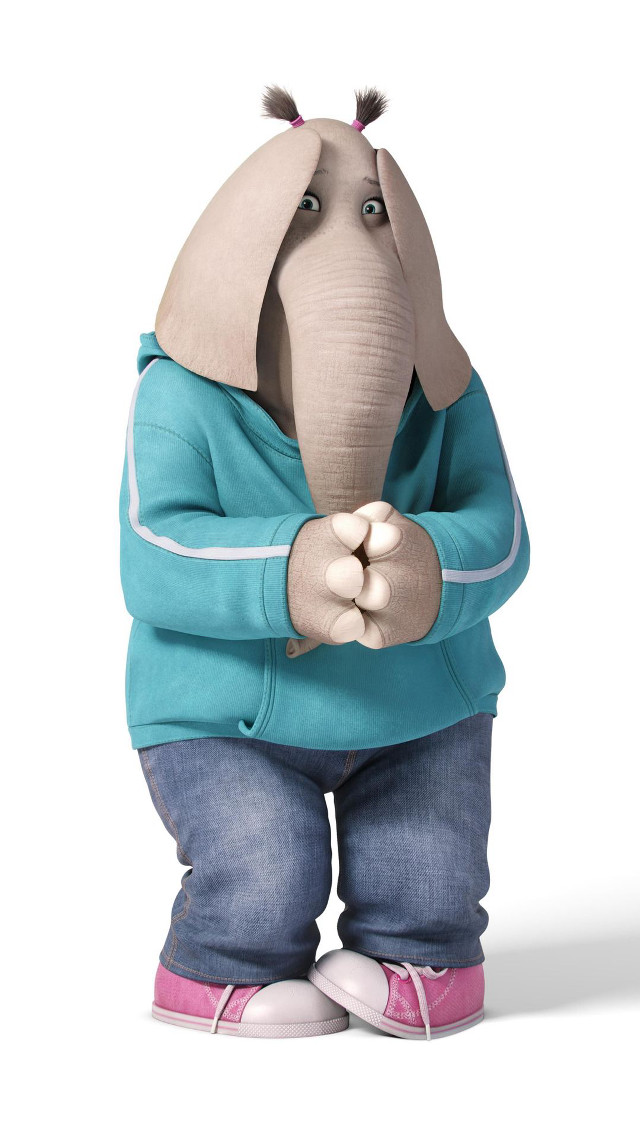 Cartoon elephant blue shirt jeans free wallpaper - medium preview image