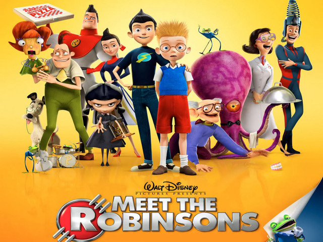 Cartoon movie poster people robot free wallpaper - medium preview image