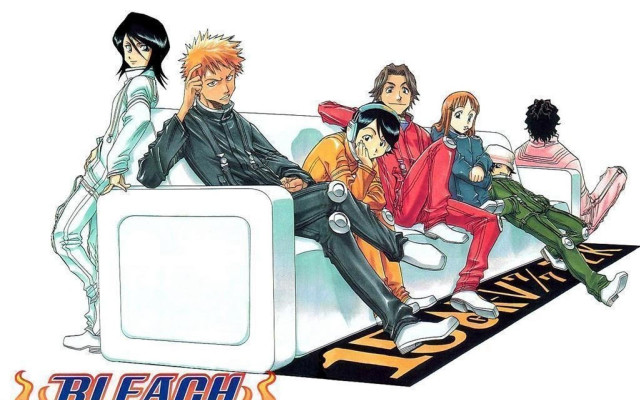 Group couch people sign bleach free wallpaper - medium preview image