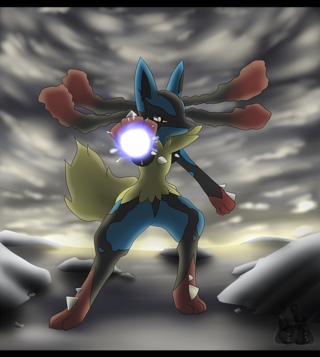 Cartoon character glowing light dark free wallpaper - medium preview image