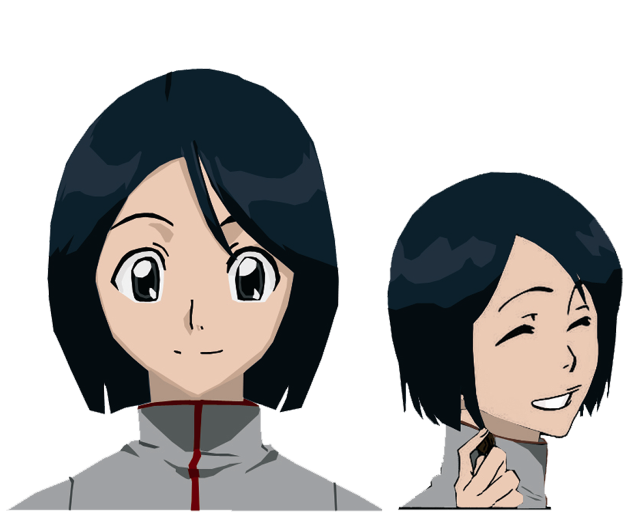 Two people black hair red free wallpaper - medium preview image