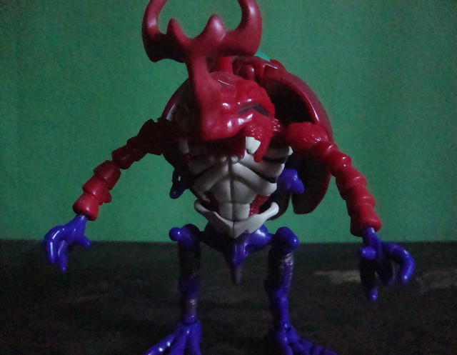 Toy figure red white purple free wallpaper - medium preview image