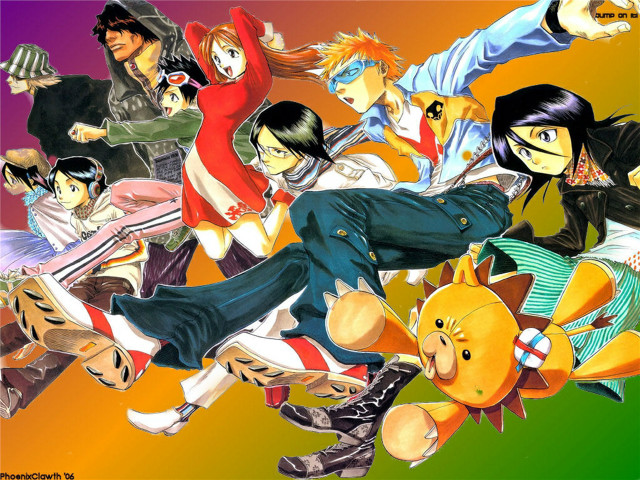 Anime characters background group same free wallpaper - medium preview image