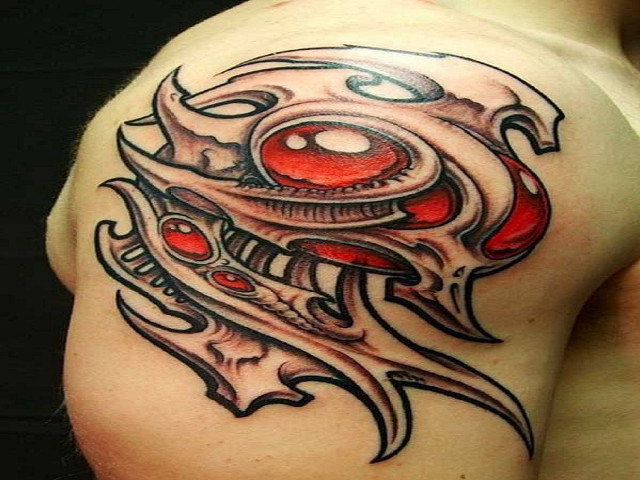 Dragon red eyes gothic ink free wallpaper - medium preview image