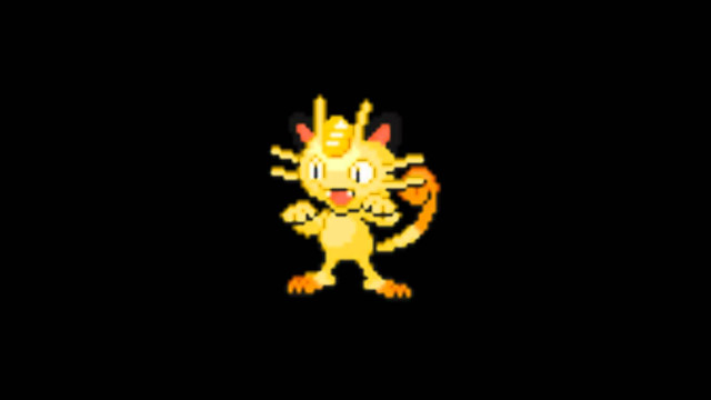 Yellow pokemon crown pixel art free wallpaper - medium preview image