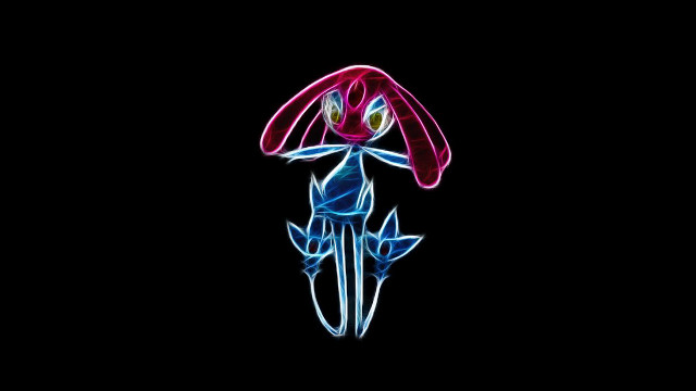 Colorful mushroom black background blue free wallpaper - medium preview image