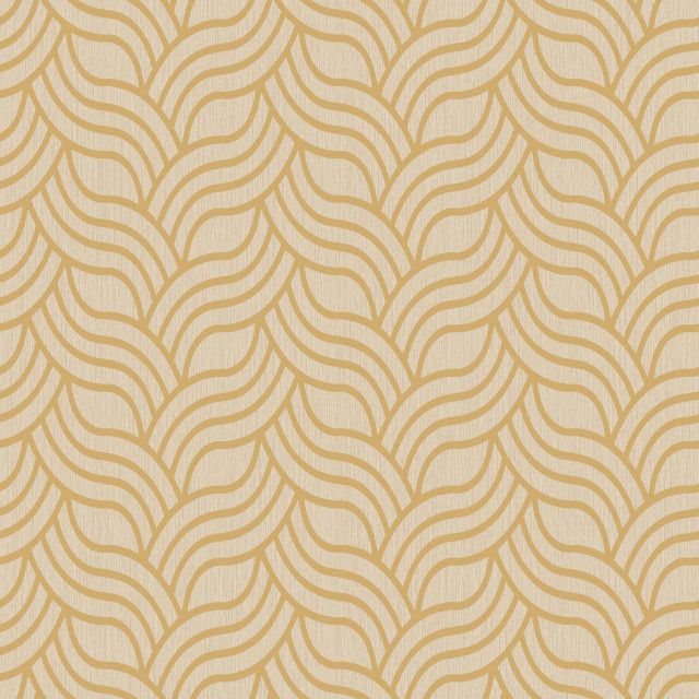 Beige wallpaper wavy lines surface free wallpaper - medium preview image