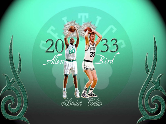 Basketball players air hands numbers free wallpaper - medium preview image