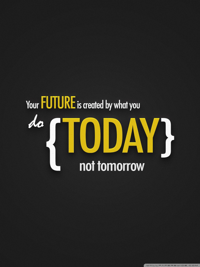 Black yellow quote black background free wallpaper - medium preview image