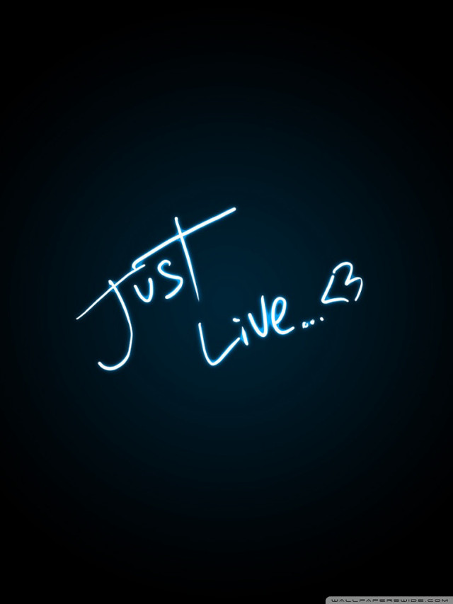 Neon live 2 dark black free wallpaper - medium preview image