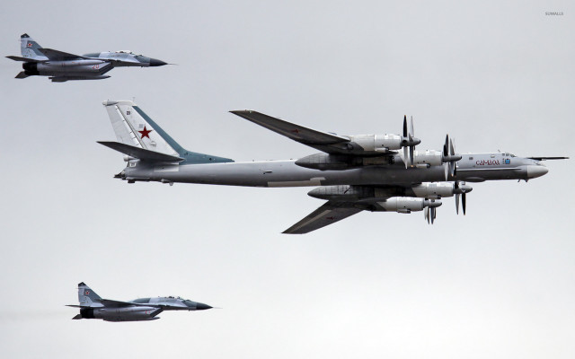 Four planes flying sky precisionism free wallpaper - medium preview image