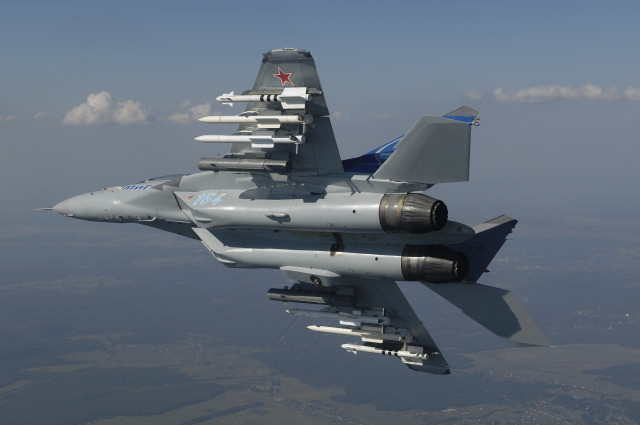 Fighter jet flying sky clouds #3 free wallpaper - medium preview image