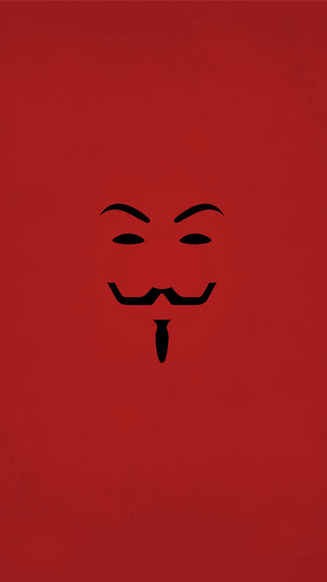Red background black face mustache free wallpaper - medium preview image