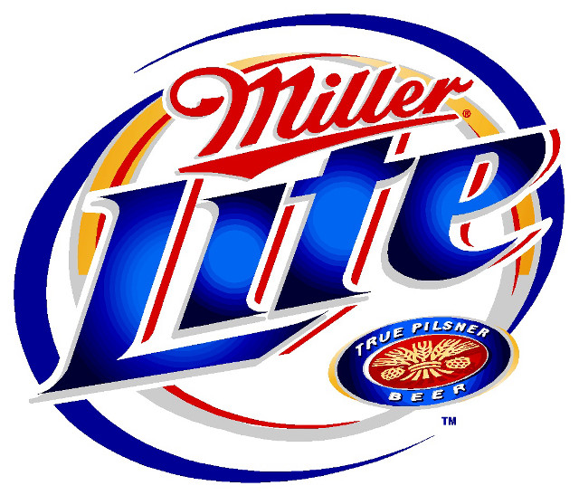 Miller lite logo blue red free wallpaper - medium preview image