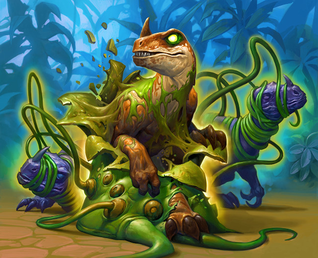 Cartoon character plant glowing eyes free wallpaper - medium preview image
