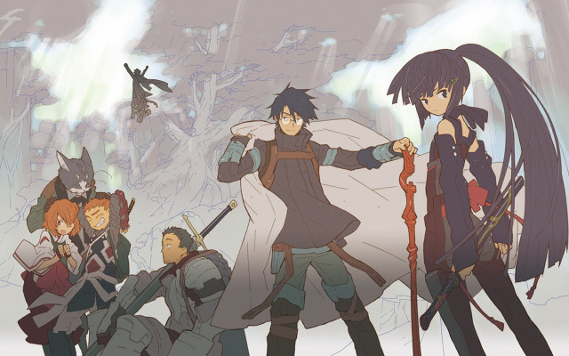 People mountain sky background group free wallpaper - medium preview image