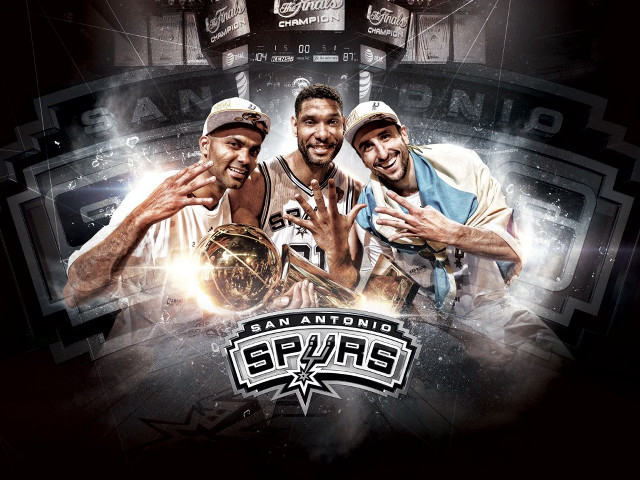 Two men san antonio spurs free wallpaper - medium preview image